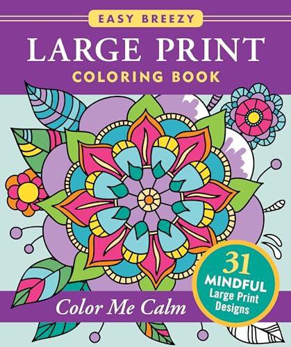 Large Print Coloring Book - Color Me Calm, photo 2 of 2