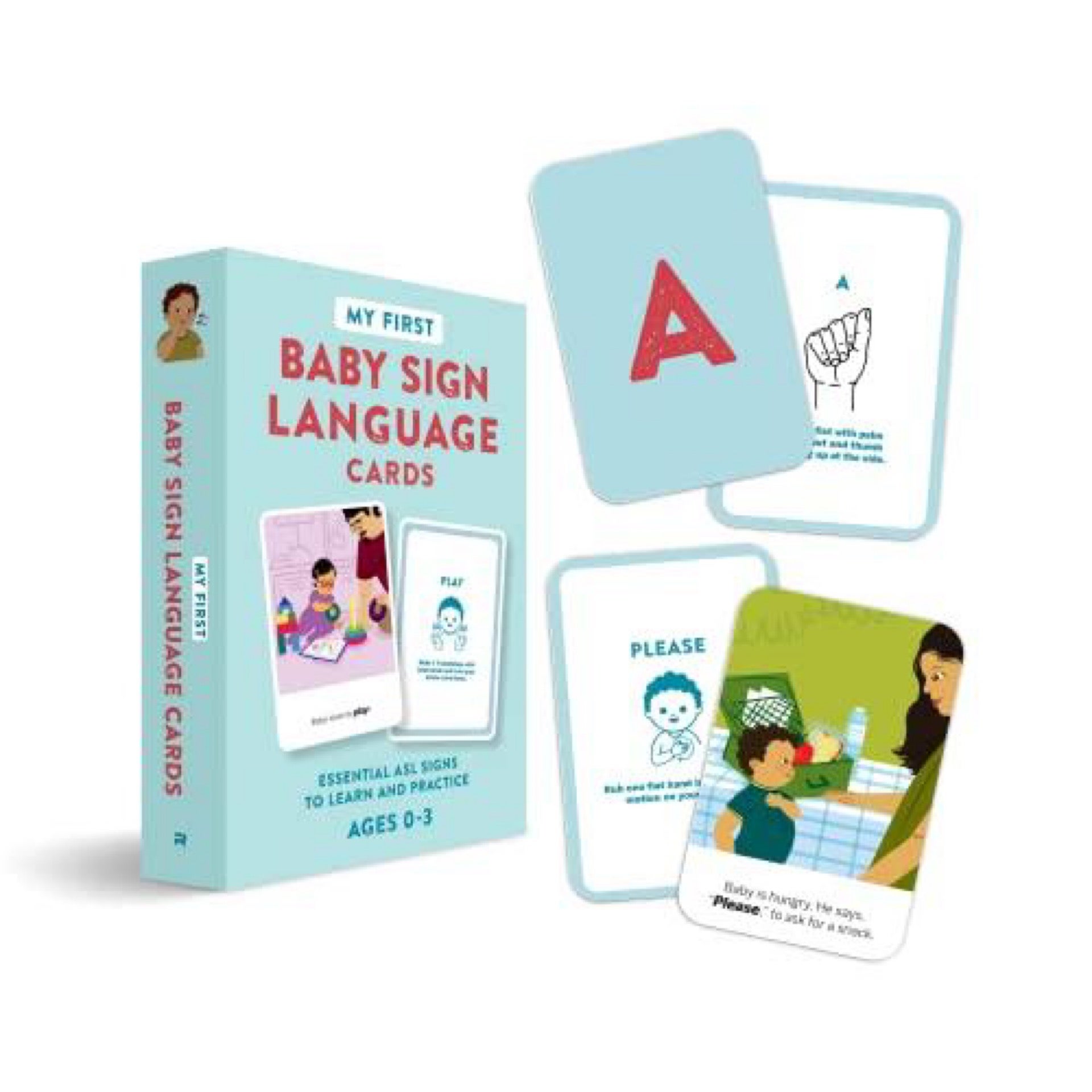 US盤BABYL サインカード付 LOGO ver. My First Baby Sign Language Flash Cards: Essential ASL Signs to